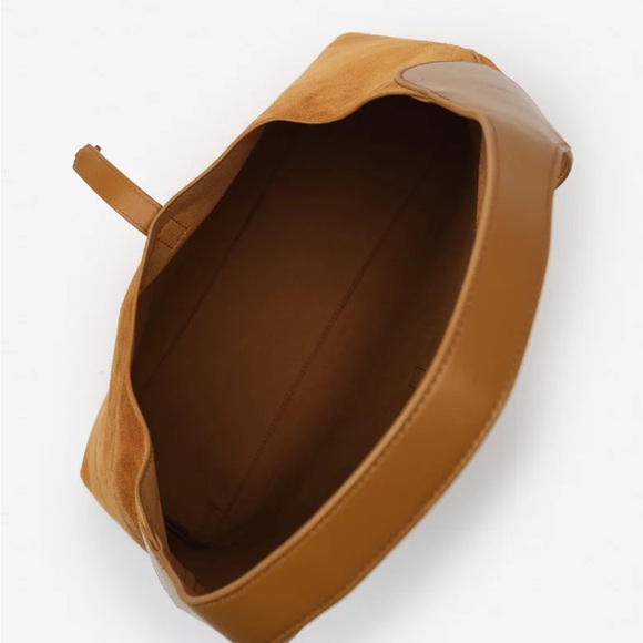 Jenna Suede Tote - Color SAUDDLE - Picture 3 of 3